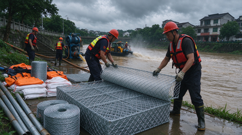 Ny vokatra misoroka ny tondra-drano ao Changshu Jianghe dia manome fitaovana harato Gabion & Galvanized ho an'ny Tetikasa Fanohanana Fanarian-drano vonjy maika Ny vokatra misoroka ny tondra-drano ao Changshu Jianghe dia manome fitaovana harato Gabion & Galvanized ho an'ny Tetikasa Fanohanana Fanarian-drano vonjy maika